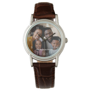 Reloj De Pulsera Familia personalizado Mamá Papá Nombre Foto Person