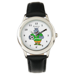 Reloj De Pulsera Famoso ilustracion de personalizado de futbolista 