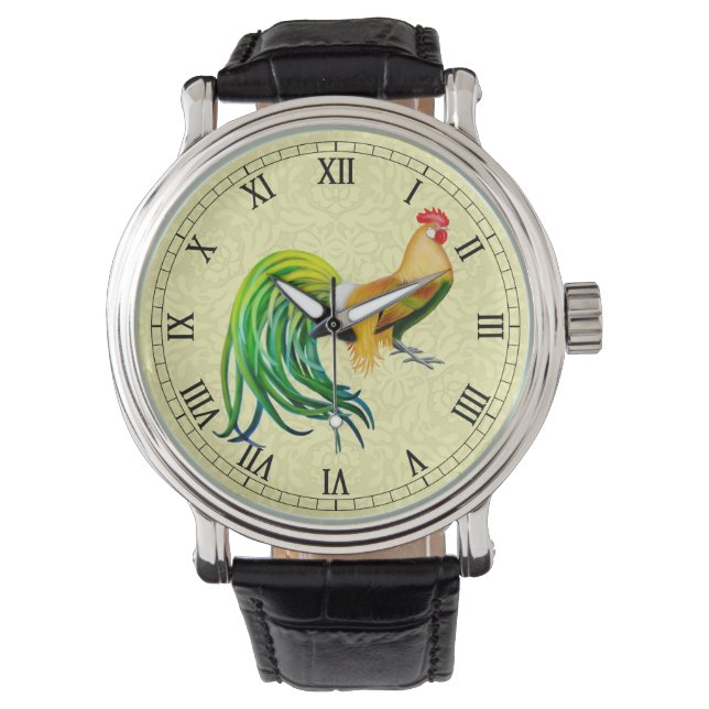 Reloj De Pulsera Fancy Poultry Phoenix Rooster Watch (Anverso)