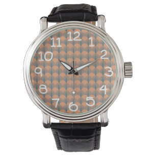Reloj De Pulsera Fans verde azulados y Naranjas