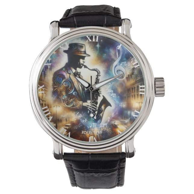 Reloj De Pulsera Fantasía callejera callejera silenciosa (Anverso)