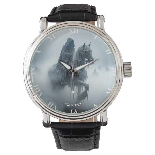 Reloj De Pulsera Fantasía Cute Battle Man Horse (Anverso)