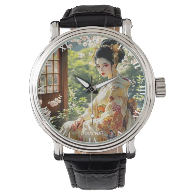 Reloj De Pulsera Fantasía Cute Extrema Belleza Oriental (Anverso)