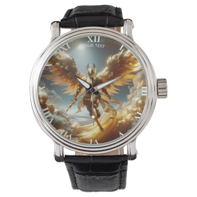 Reloj De Pulsera Fantasía Cute Flying Wingor Warrior (Anverso)