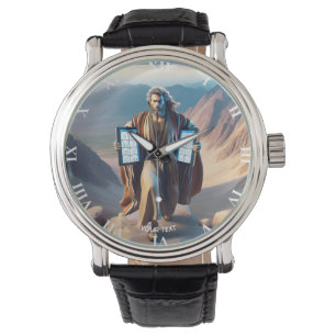 Reloj De Pulsera Fantasía Cute Moses Diez Mandamientos