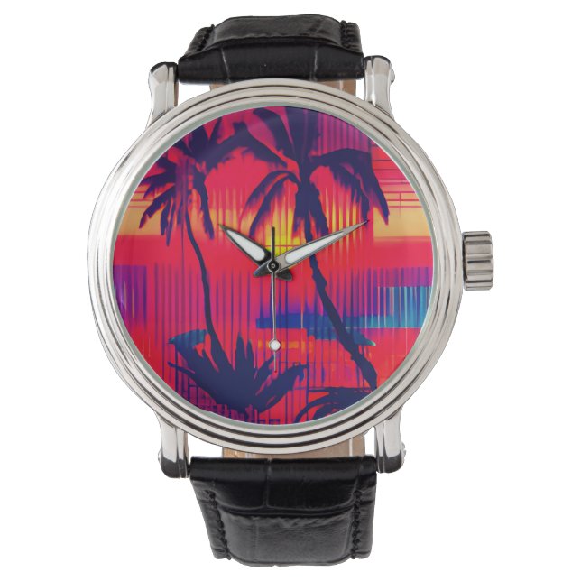 Reloj De Pulsera Fantasía de escape tropical (Anverso)