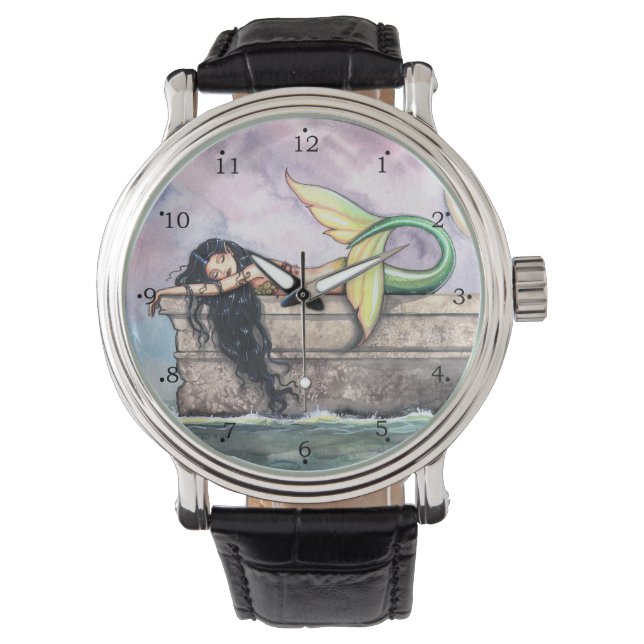 Reloj De Pulsera Fantasía de sirena en duelo por Molly Harrison (Anverso)