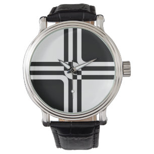 Reloj De Pulsera Fantasía en blanco y negro