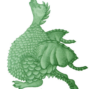 Reloj De Pulsera fantasía mítica criatura dragón verde lindo