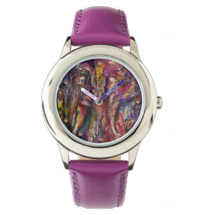 Reloj De Pulsera Fantasía púrpura VIVIENE Y MERLIN