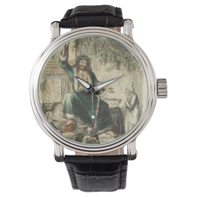 Reloj De Pulsera Fantasma del presente navideño (Anverso)