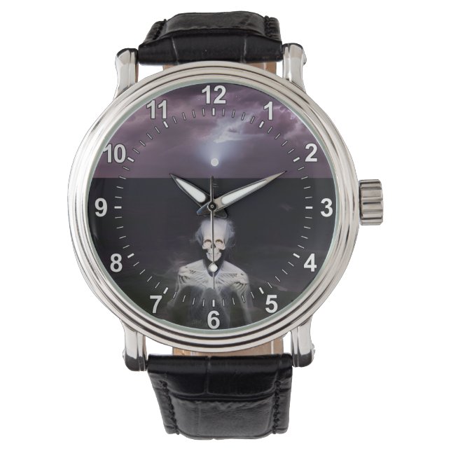 Reloj De Pulsera Fantasma en el mar - Pintura de petróleo (Anverso)