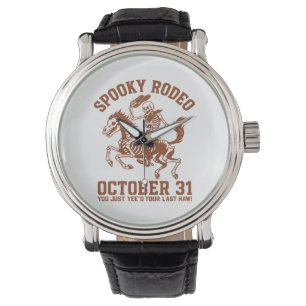 Reloj De Pulsera Fantasma Rodeo Halloween Octubre 31