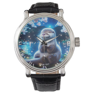 Reloj De Pulsera Fantasy Cuse Feliz Noche de Otter