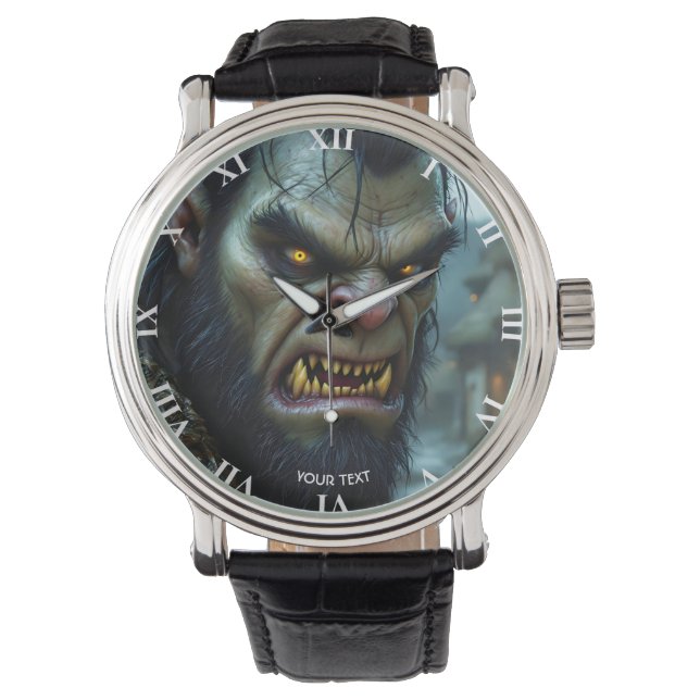 Reloj De Pulsera Fantasy Cute Big Strong Warrier (Anverso)
