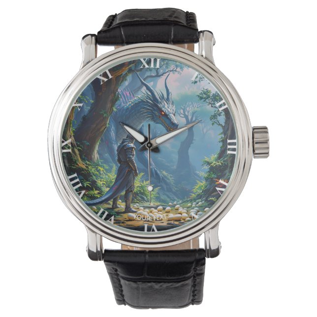 Reloj De Pulsera Fantasy Cute Eggs Dragon Knight (Anverso)