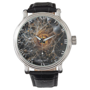 Reloj De Pulsera Fantasy Cute Escena del espacio abstracto