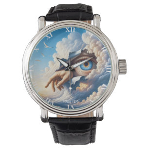 Reloj De Pulsera Fantasy Cute Oye Sky Nubes