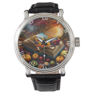 Reloj De Pulsera Fantasy Cute Vivid Fall Harvest Festival