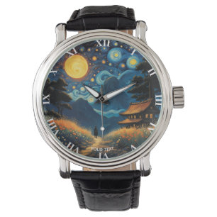 Reloj De Pulsera Fantasy Cute Vivid Night Stars Sky