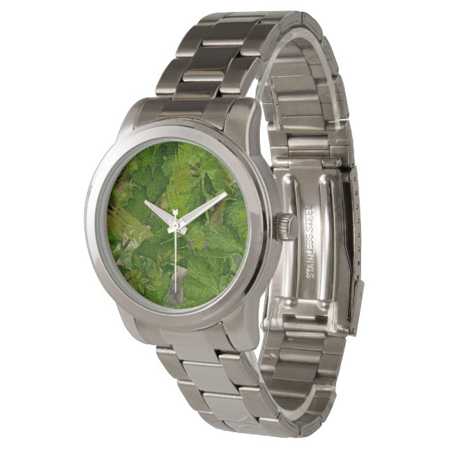 Reloj De Pulsera Fantasy Tropical Forest (Angular)