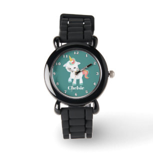 Reloj De Pulsera Fantasy unicorn añada nombres para ver chicas