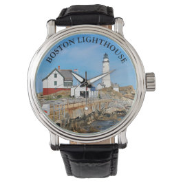 Reloj De Pulsera Faro de Boston, eWatch de Massachusetts
