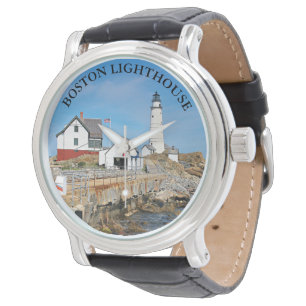 Reloj De Pulsera Faro de Boston, eWatch de Massachusetts