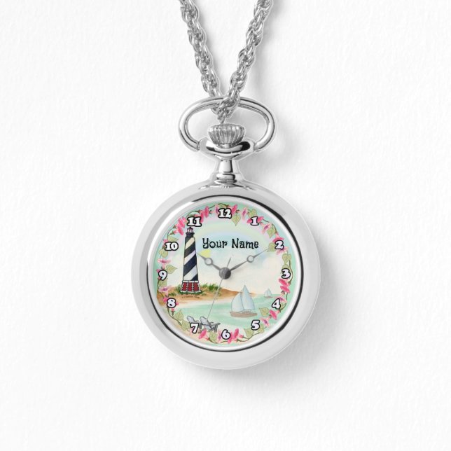 Reloj De Pulsera Faro de Cape Hatteras (Anverso)