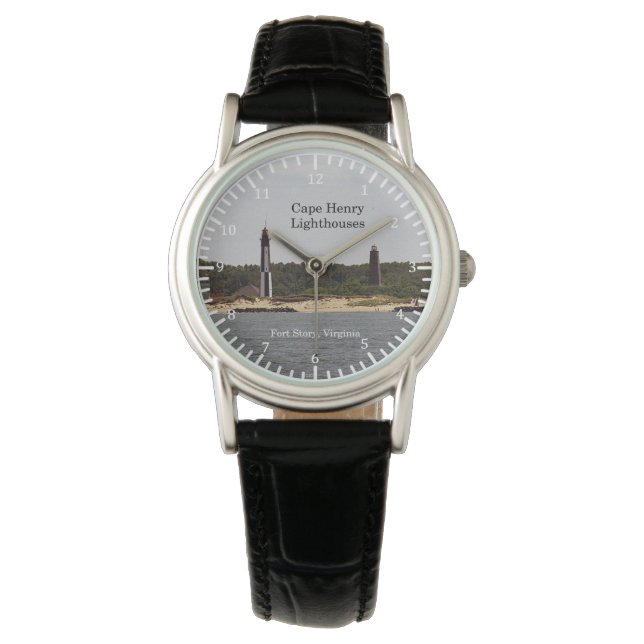Reloj De Pulsera Faro de Cape Henry (Anverso)