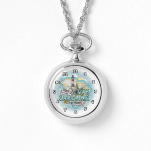 Reloj De Pulsera Faro de Carolina del Sur