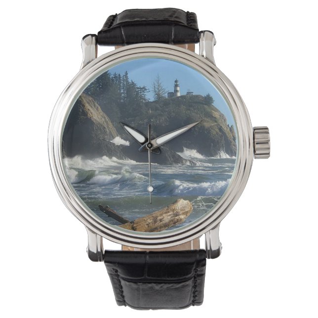 Reloj De Pulsera Faro de decepción de Cabo, WA (Anverso)