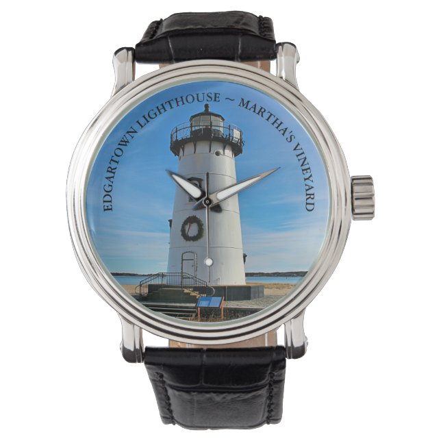 Reloj De Pulsera Faro de Edgartown, eWatch de Massachusetts (Anverso)