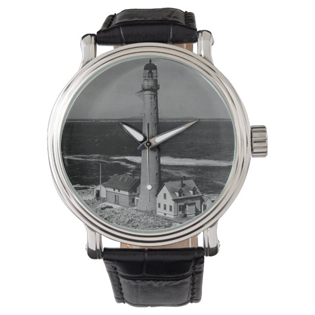Reloj De Pulsera Faro de la isla Boon (Anverso)