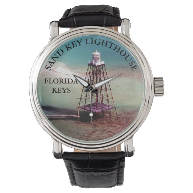 Reloj De Pulsera Faro de la llave de arena, Florida Keys eWatch (Anverso)
