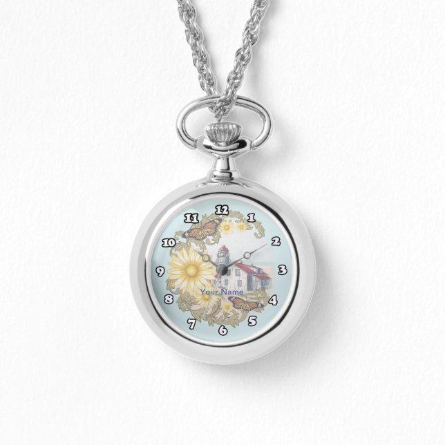Reloj De Pulsera Faro de mariposa (Anverso)