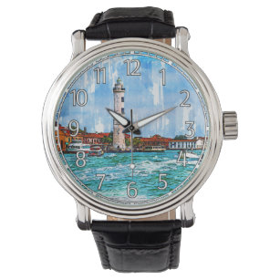 Reloj De Pulsera Faro de Murano, Venecia, Italia.