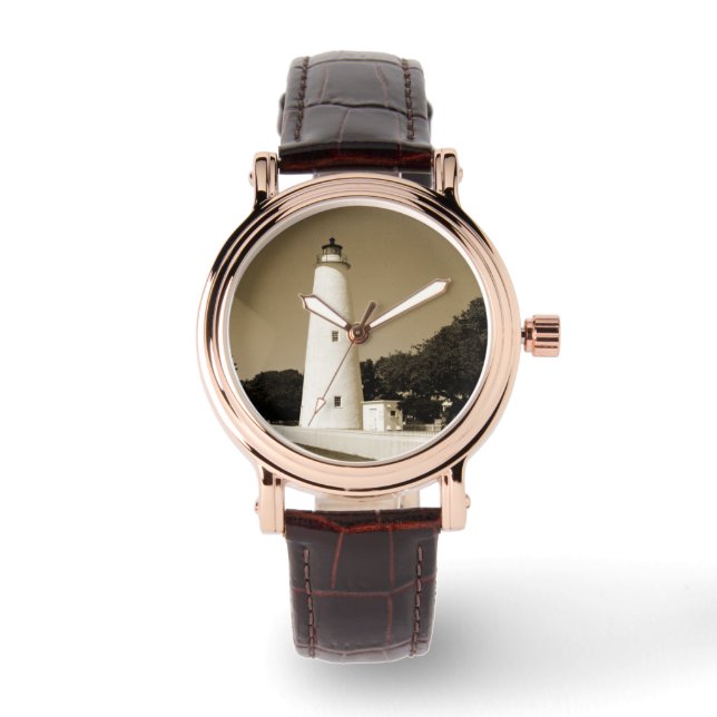 Reloj De Pulsera Faro de Ocracoke (Anverso)