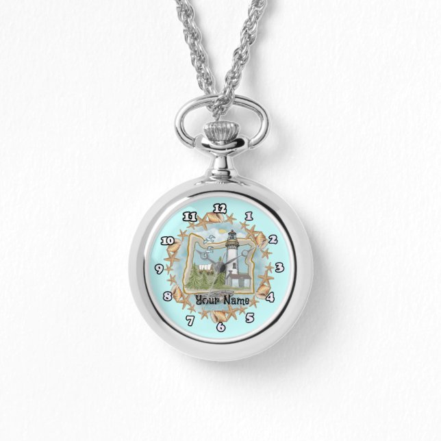 Reloj De Pulsera Faro de Oregon Shells  (Anverso)