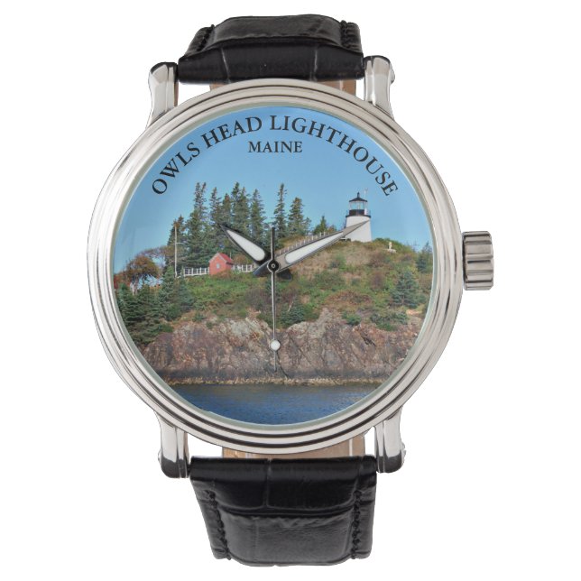 Reloj De Pulsera Faro de Owls Head, Maine eWatch (Anverso)