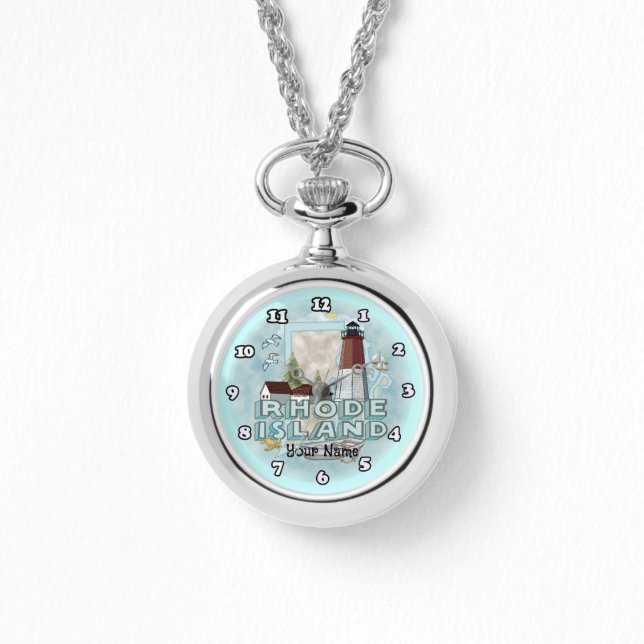 Reloj De Pulsera Faro de Rhode Island (Anverso)