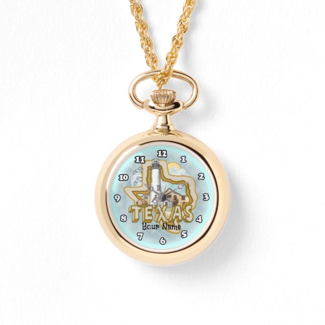 Reloj De Pulsera Faro de Texas (Anverso)