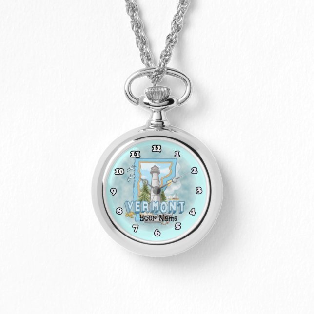 Reloj De Pulsera Faro de Vermont (Anverso)