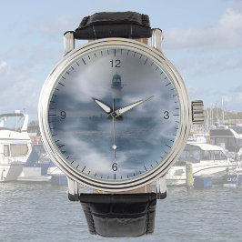 Reloj De Pulsera Faro en la tormenta - Mar Báltico