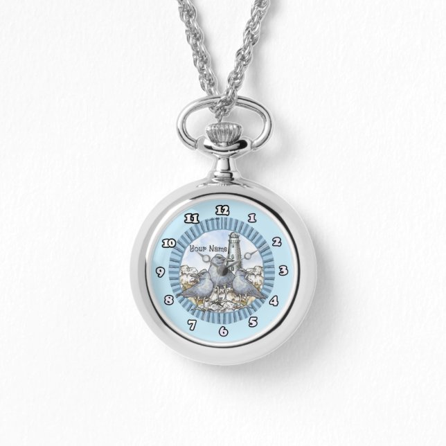 Reloj De Pulsera Faro Guía de Gaviotas (Anverso)