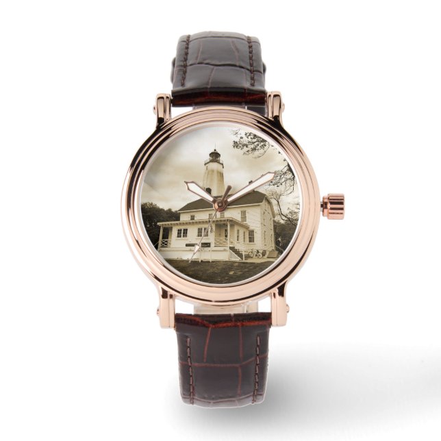 Reloj De Pulsera Faro Sandy Hook (Anverso)