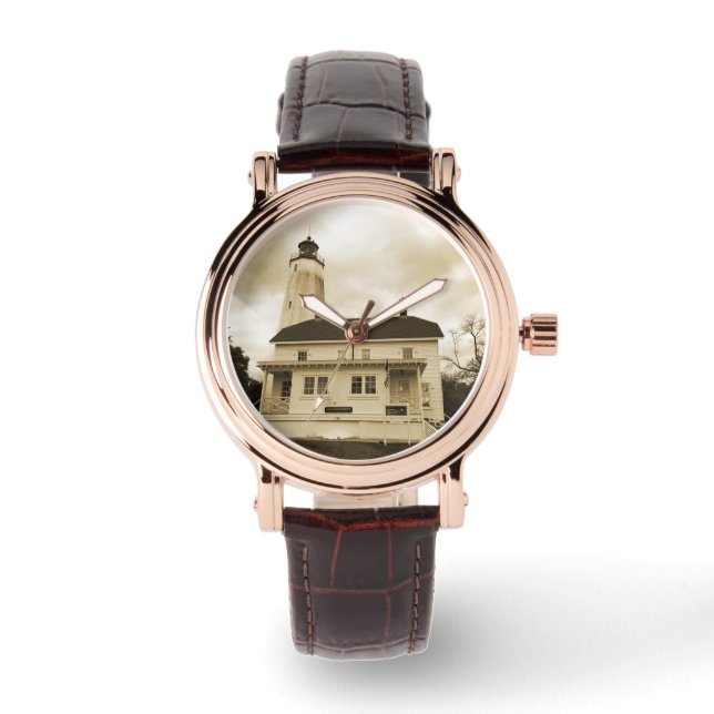 Reloj De Pulsera Faro Sandy Hook (Anverso)