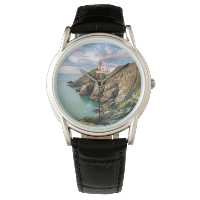 Reloj De Pulsera Faros | Baily Lighthouse Dublín, Irlanda (Anverso)
