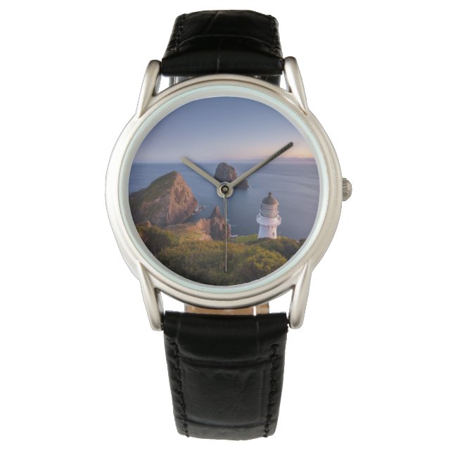 Reloj De Pulsera Faros | Faro Cabo Brett Nueva Zelanda (Anverso)