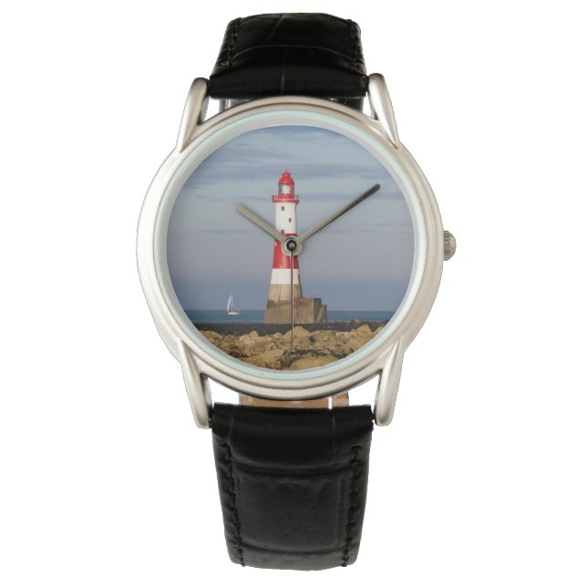 Reloj De Pulsera Faros | Faro de Beach Head en Inglaterra (Anverso)